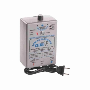 ELETRIFICADOR DE CERCAS LUZ COM REGULAGEM 80KM ZK 80