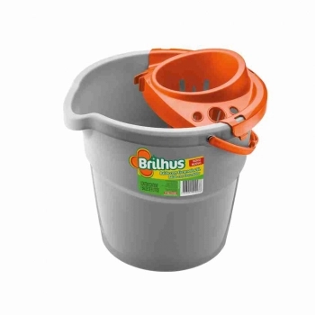 BALDE COM ESCORREDOR PARA MOP 9,0L BRILHUS