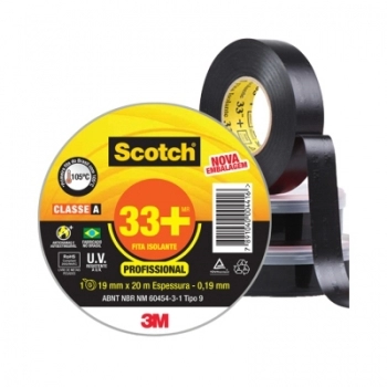 FITA ISOLANTE 3M SCOTCH 33+ 19MM X 10M