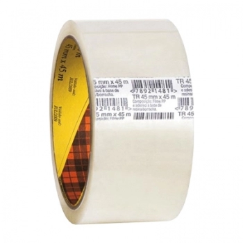 FITA ADESIVA EMPACOTAMENTO 3M 45MMX45M TRANSP