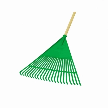VASSOURA PARA JARDIM PLASTICO BIG COM CABO 26 DENTES 060
