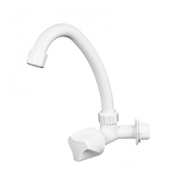 TORNEIRA PLASTICA GIRATORIA PLUS PAREDE BRANCO 2750