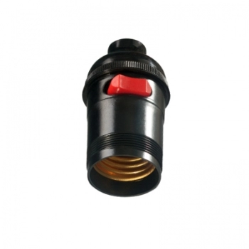 SUPORTE SOQUETE PARA LAMPADA PENDENTE COM CHAVE