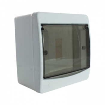 QUADRO DISTRIBUICAO CD SOBREPOR PVC TAMPA FUME 34 DISJUNTORES