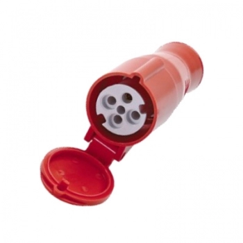 ACOPLAMENTO INDUSTRIAL 3P+T 16A VERMELHO 380/440V 0316