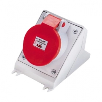 TOMADA INDUSTRIAL SOBREPOR 3P+T 16A VERMELHA 380/440V 3116