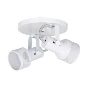 SPOT BOCAL TELA BRANCO 2 LAMPADAS