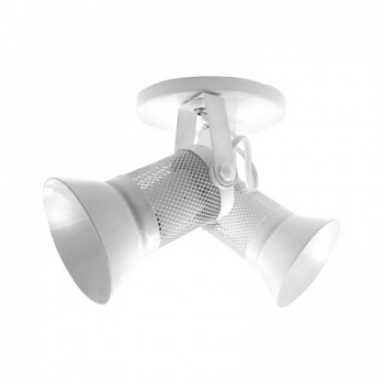 SPOT TELINHA BRANCO 2 LAMPADAS