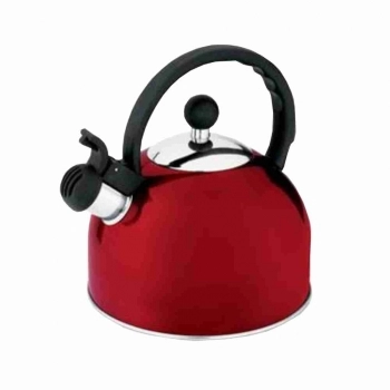 CHALEIRA INOX COM APITO DOURADO 2,0L