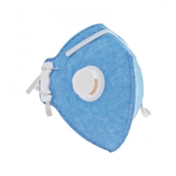 MASCARA DE PROTECAO AZUL COM VALVULA PFF2