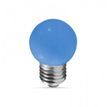 LAMPADA LED BOLINHA 4/5W E27 AZUL BIVOLT