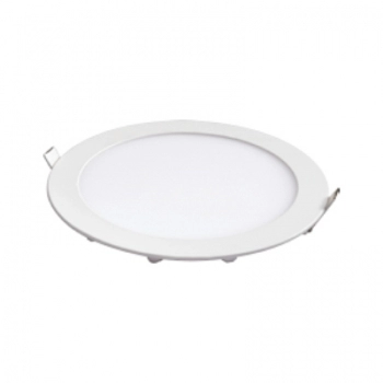 PAINEL LED EMBUTIR REDONDO 12W 6400K LUZ BRANCA BIVOLT