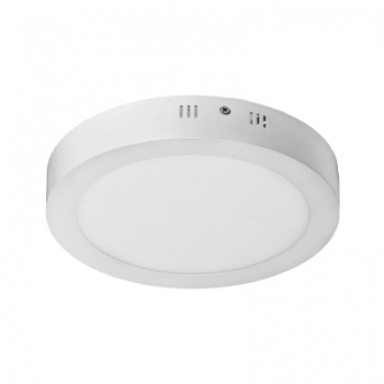 PAINEL LED SOBREPOR REDONDO 18W 6400K LUZ BRANCA BIVOLT