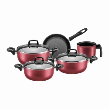 CONJUNTO PANELAS CEREJA SUPRA AA TVT 5 PCA REF 8338