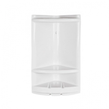 PORTA SHAMPOO CANTONEIRA PLASTICA BRANCO