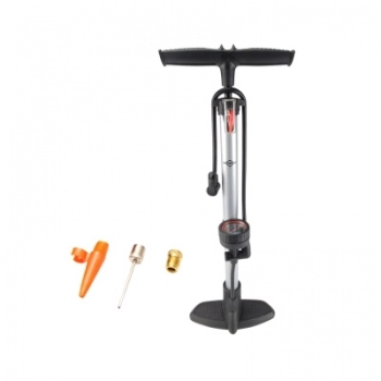 BOMBA DE AR MANUAL PREMIUM PROFISSIONAL COM MANOMETRO