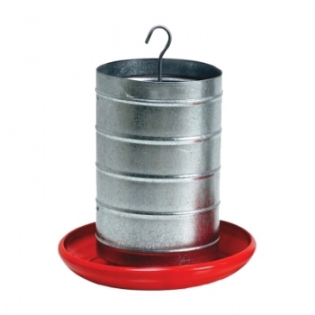 COMEDOURO TUBULAR METALICO PRATO PLASTICO 15KG