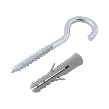 GANCHO COM BUCHA ZINC 6 4,2X60 PCTE COM 100UN