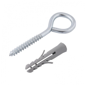 PITAO COM BUCHA ZINCADA PLASTICA 6 4,2X60 PCTE COM 100UN