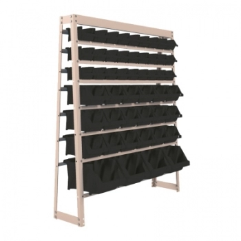 ESTANTE METALICA 1,20MX1,02M PARA 49 CAIXAS MISTAS 49M