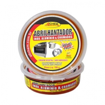 ABRILHANTADOR INOX E ALUMINIO 240G
