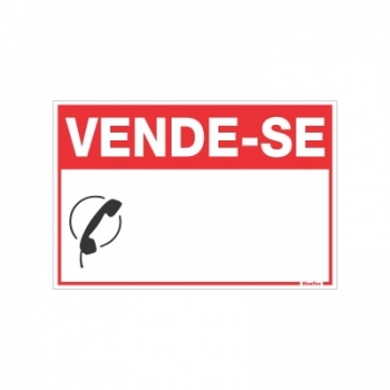 PLACA DE SINALIZACAO 20X30CM VENDE-SE 250CN