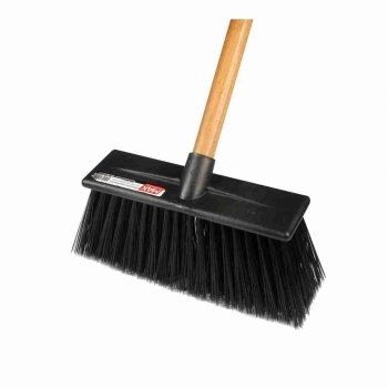 VASSOURAO CEPA PLASTICA GARI ROBUSTO COM CABO 28X8CM CERDA RIGIDA