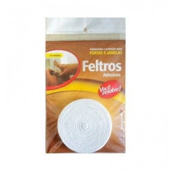 FELTRO ANTI RISCO E IMPACTO EM ROLO 15MMX5M BRANCO 1834