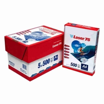 PAPEL A4 BRANCO 75G CAIXA COM 5.000UN 10 PACOTES COM 500UN