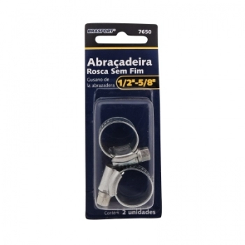 ENCARTELADO BRASF. ABRAC. ROSCA SEM FIM (B) 5/8X3/4 C/2 7652