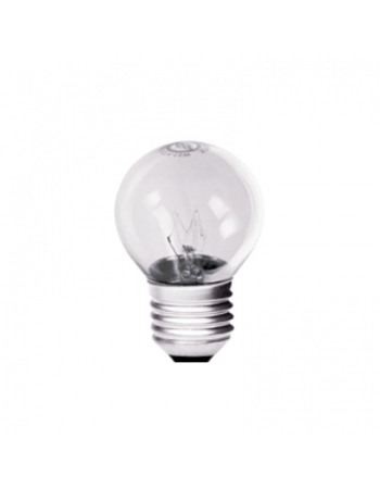 LAMPADA INCANDESCENTE BOLINHA 15W CLARA E27 127V