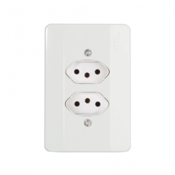 LINHA MILLENIUM TOMADA DUPLA 10A 39049