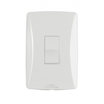LINHA PETRA CONJUNTO MONTADO 1 TECLA SIMPLES 81001V
