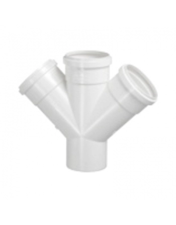 JUNCAO DUPLA ESGOTO DN 75X75MM 0708