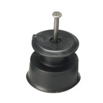 ISOLADOR PLASTICO 36X36 COM PREGO PCTE 100UN