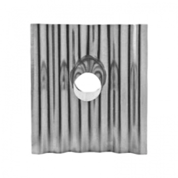 TELHA PARA FOGAO ONDULADO GALVANIZADA 04MM 1 METRO