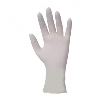 LUVA LATEX DESCARTAVEL BRANCA CAIXA COM 100UN 7 - P