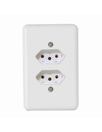 LINHA STYLUS ILUMI TOMADA DUPLA 20A 201210