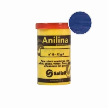 ANILINA EM PO SOLUVEL 25G AZUL ESCURO