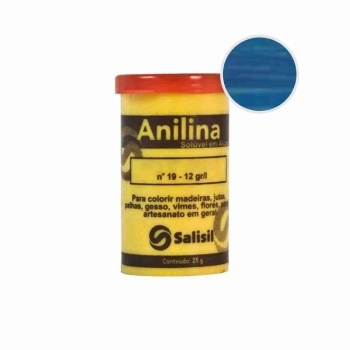 ANILINA EM PO SOLUVEL 25G AZUL PURO