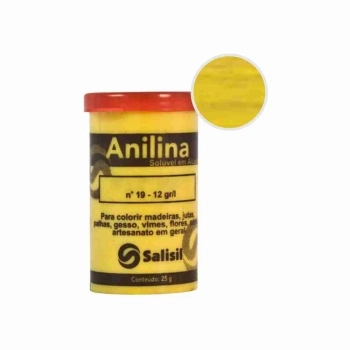 ANILINA EM PO SOLUVEL 25G AMARELO LIMAO