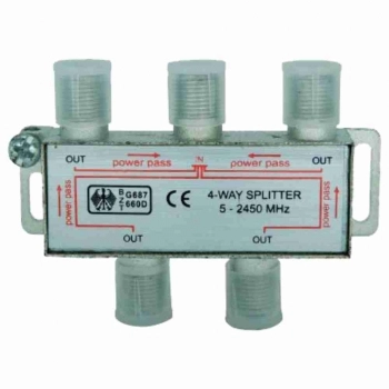 DIVISOR ANTENA 4 SAIDAS ALTA FREQUENCIA