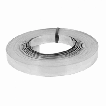 CINTA LISA PARA POSTE ACO GALVANIZADO 17MM ROLO 10M