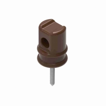 ISOLADOR OLHAL PORCELANA 76X51MM PARAFUSO ROSCA SOB. (PIMENTAO)