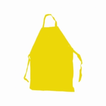 AVENTAL EM PVC AMARELO 1,0MX70CM