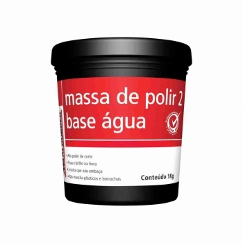 MASSA DE POLIR NUMERO 2 BASE DAGUA 1KG