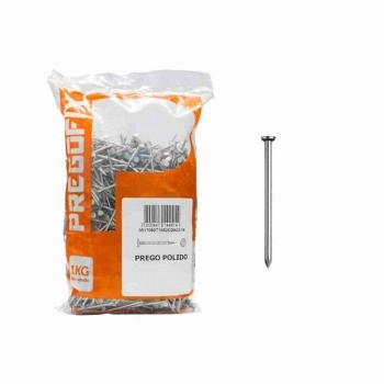 PREGO COM CABECA POLIDO 16X24 1.0KG - PREGOFIX/DETACK