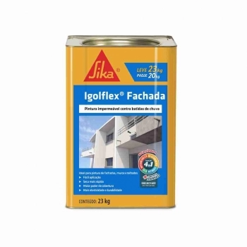 IGOLFLEX FACHADA TINTA EMBORRACHADA IMPERMEABILIZANTE 23KG