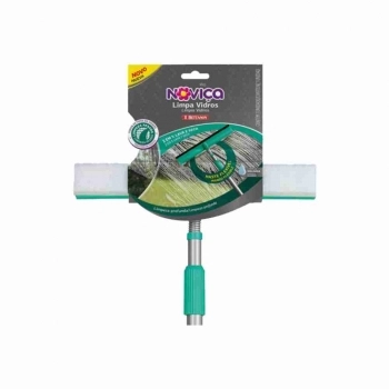 RODO LIMPA VIDROS MOP 25CM COM CABO EXTENSIVEL NOVICA
