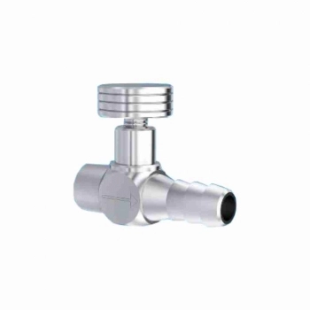 REGISTRO PARA GAS TIPO AGULHA ROSCA INTERNA 1/8 NPT X 3/8 TM MANGUEIRA